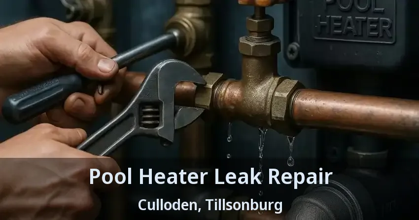 Pool Heater Leak Repair Culloden, Tillsonburg - ON