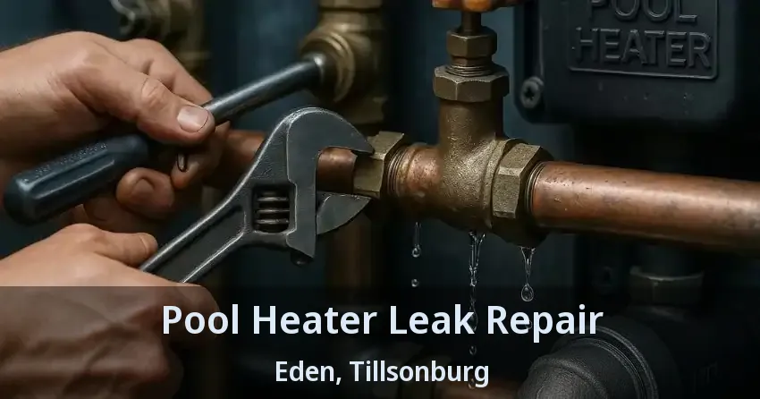 Pool Heater Leak Repair Eden, Tillsonburg - ON