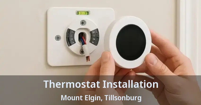 Thermostat Installation Mount Elgin, Tillsonburg - ON